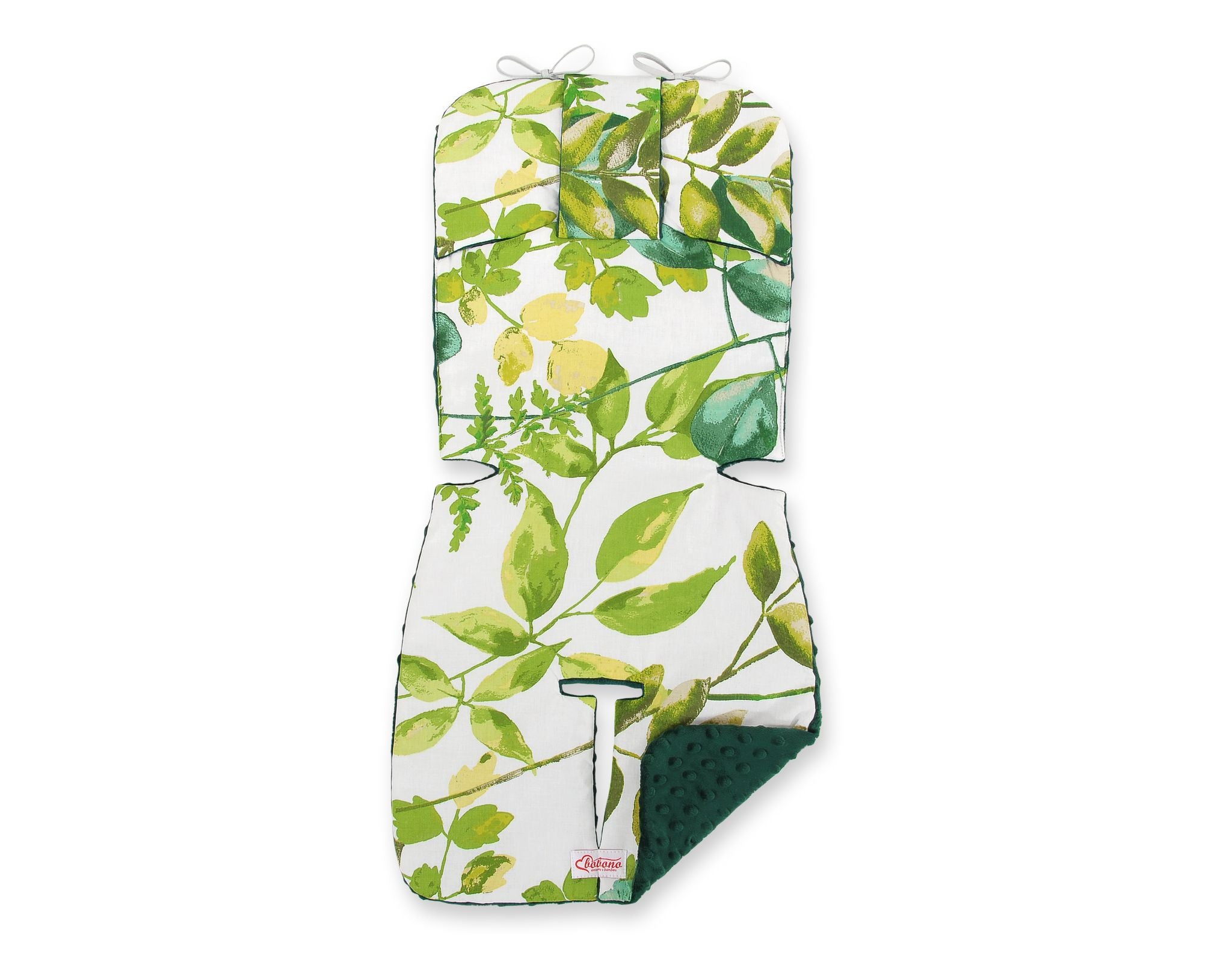 Double-sided cart insert BOBONO - eucalyptus/green